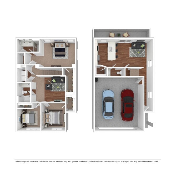 Floorplan - Desert Sage Townhomes