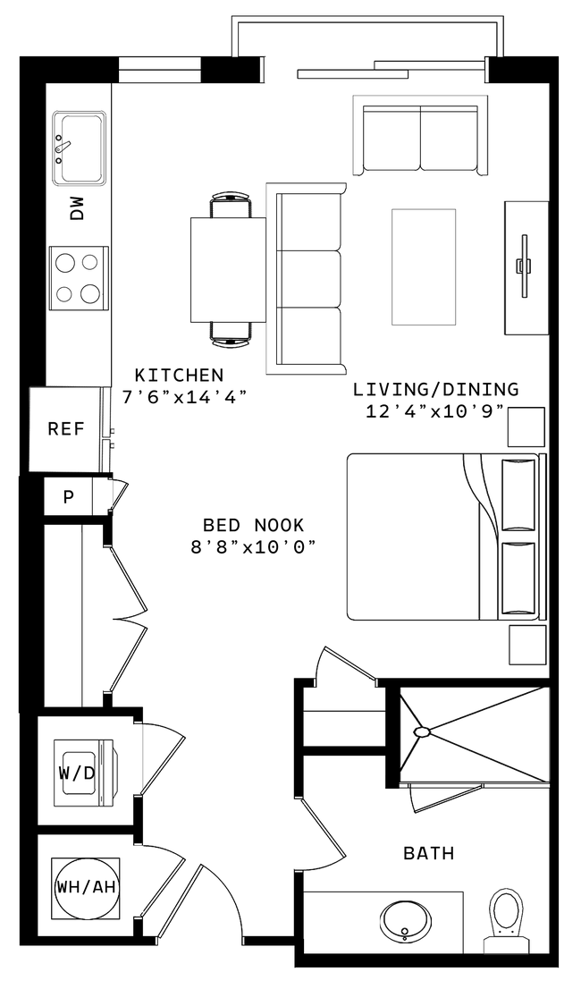 Floorplan - Venable Durham Apartments