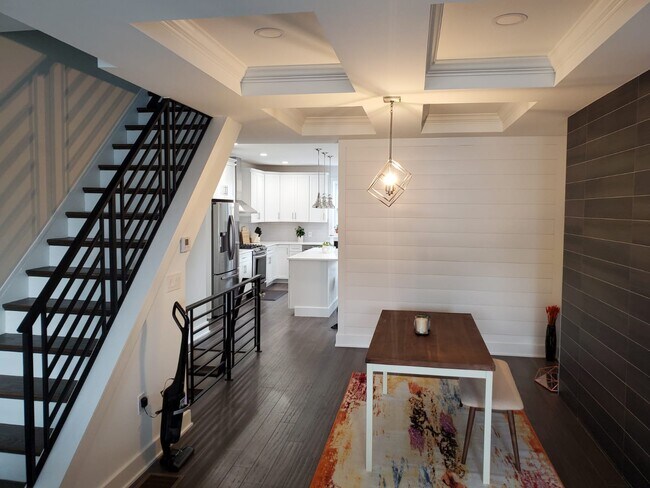 Dining room into kitchen - 125 Markle St