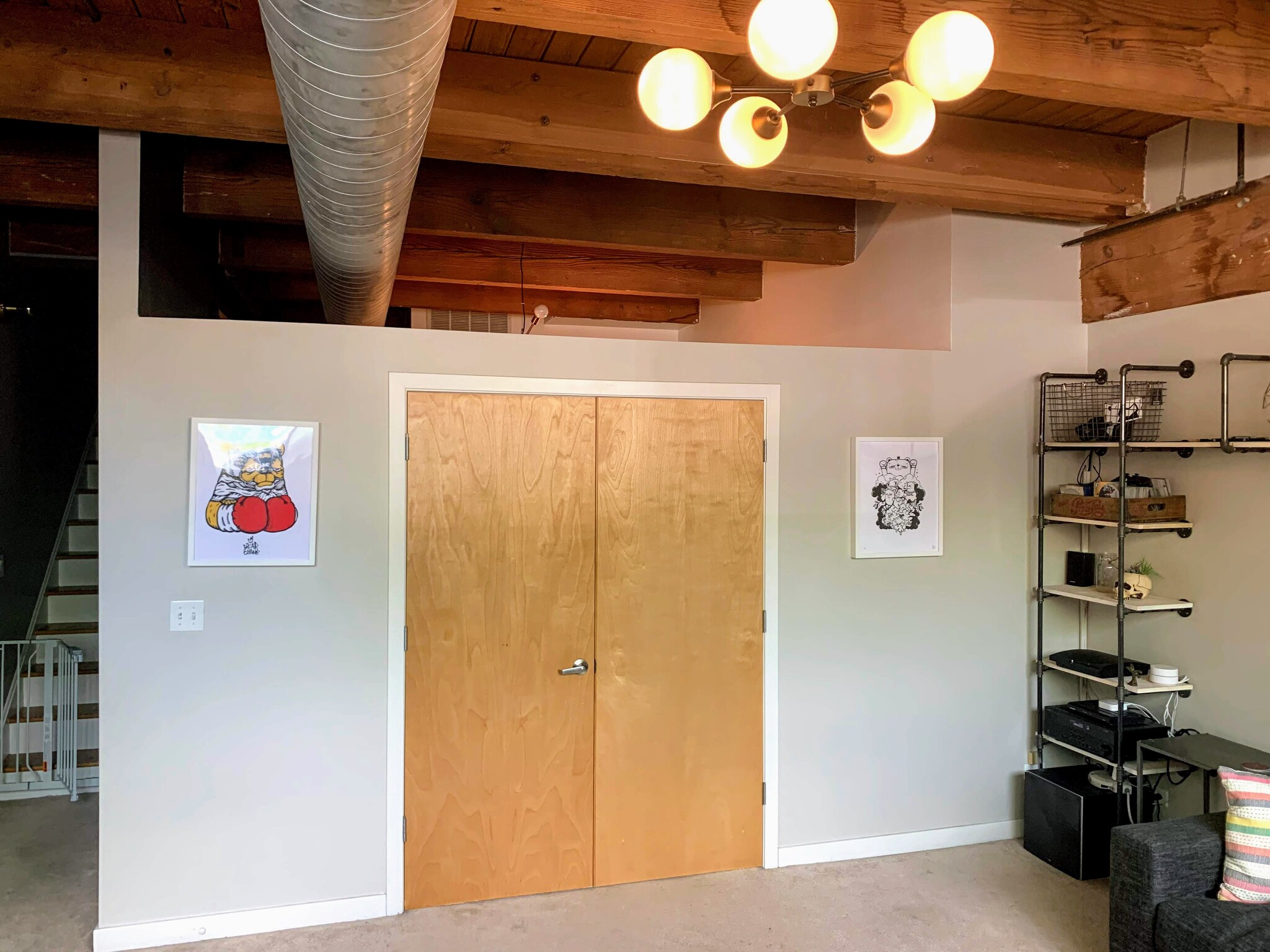 Door to master bedroom - 2201 W Wabansia Ave