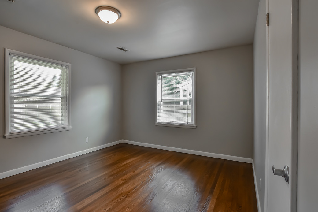 Large Bedroom with Wood Floor - 904 South Ave