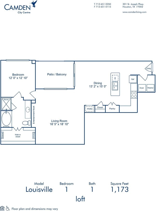 Floorplan - Camden City Centre