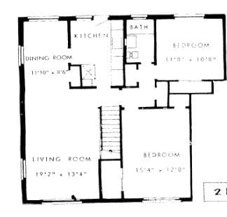 Floorplan - Daycroft Apartments/Hamilton Gardens