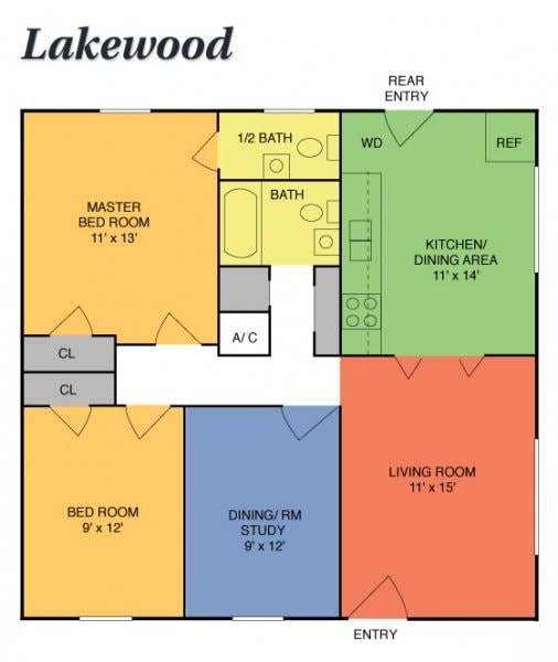 2BR/1.5BA - Lakewood