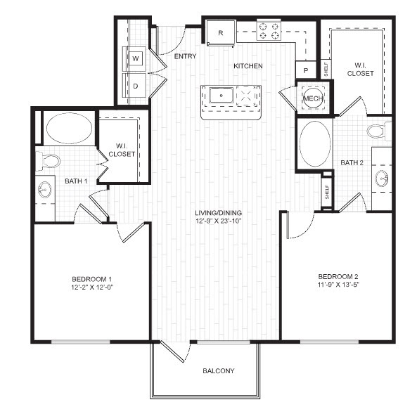 Floorplan - The Riley