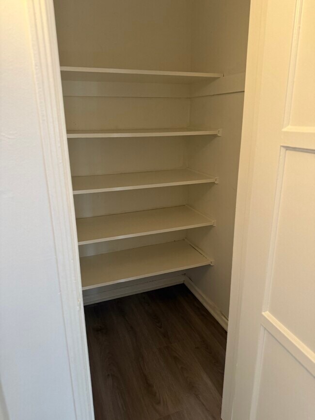 Walk in linen closet - 607 N Rosemary Ln
