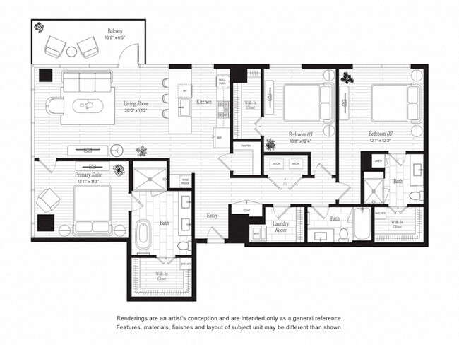 Floorplan - 700 River