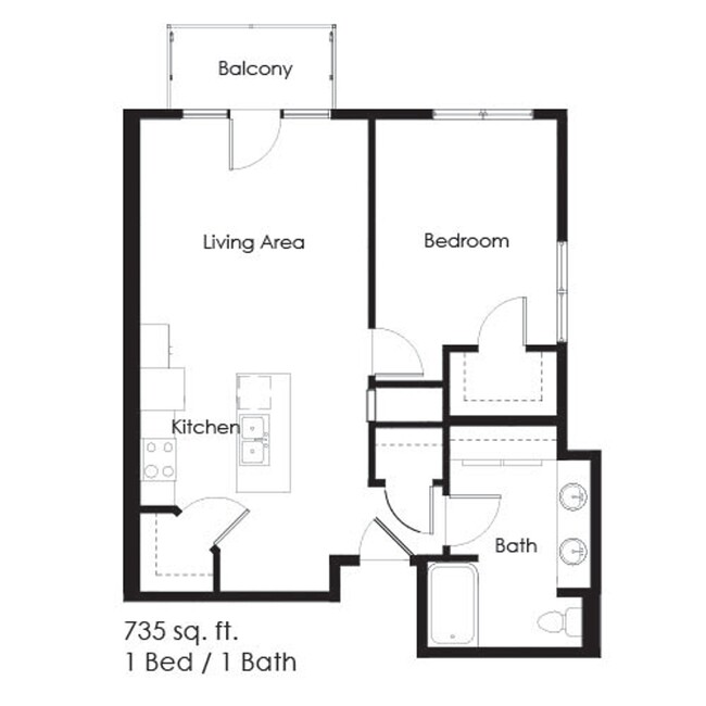 Floorplan - Overlook Ridge 55+ Apartments