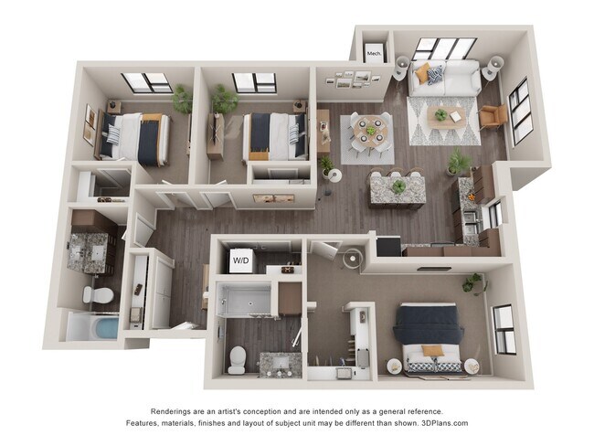 Floorplan - Decatur Landing I & II