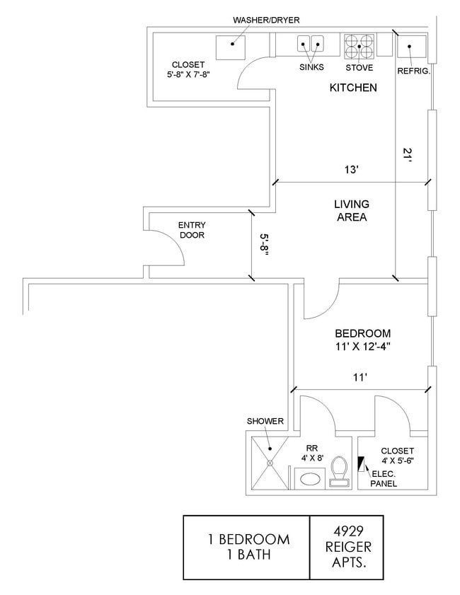 Floorplan - Carolina Apartments