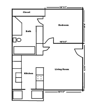 1BR/1BA - Emerald Point Apartments