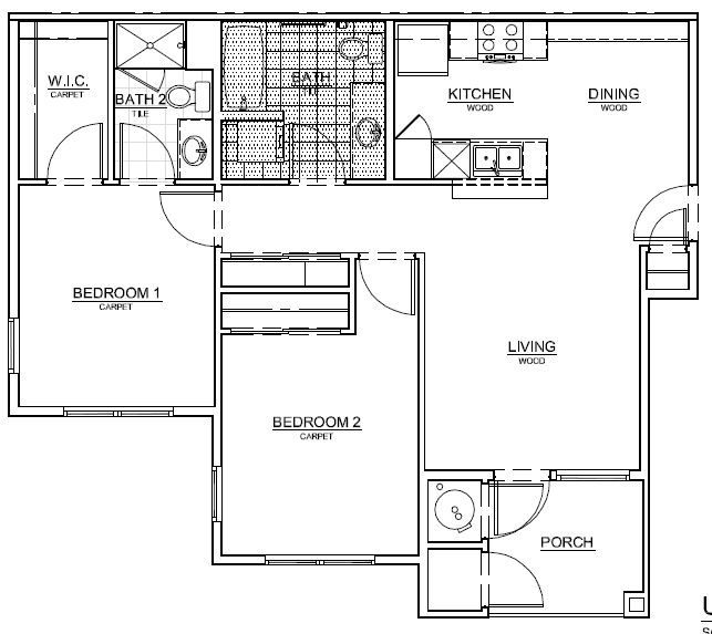 Floorplan - Glenwood Green Apartments