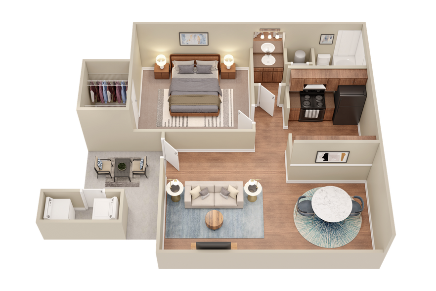 Interior Photo - Woodlands Apartments