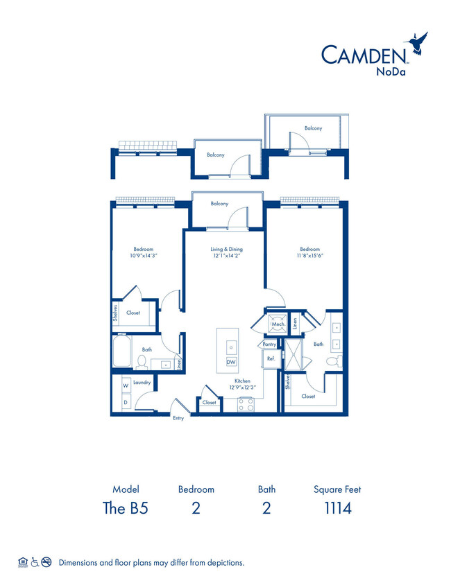 Floorplan - Camden NoDa