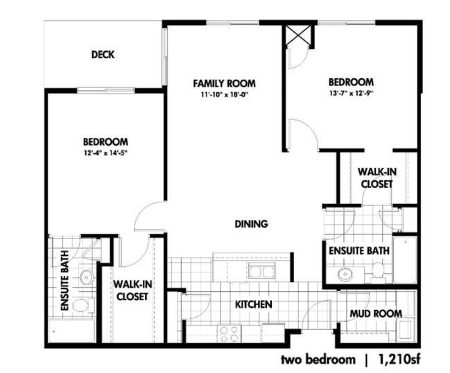 Floorplan - Lakewood Crossing Apartments