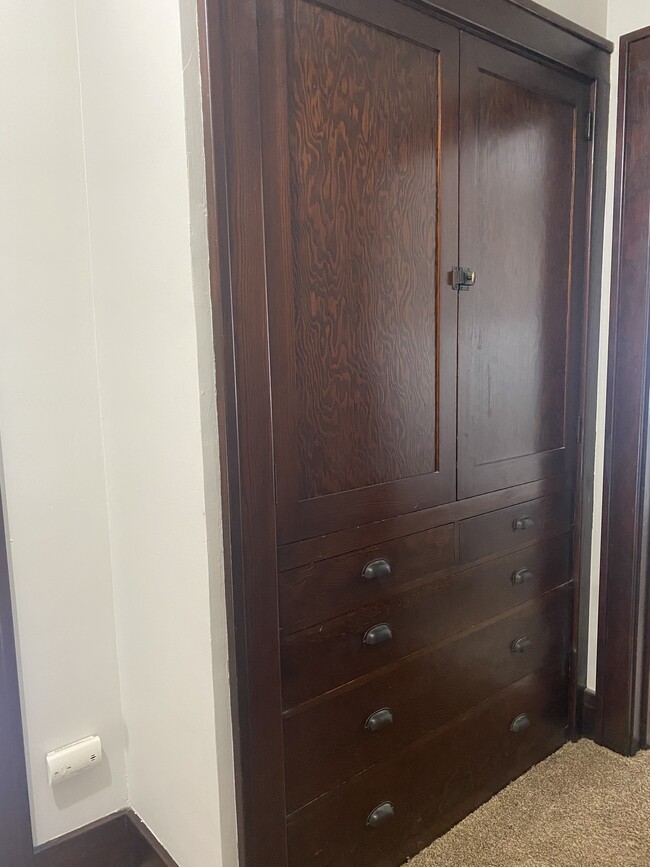 Built-in Linen Closet in Hall - 1540 East Ave