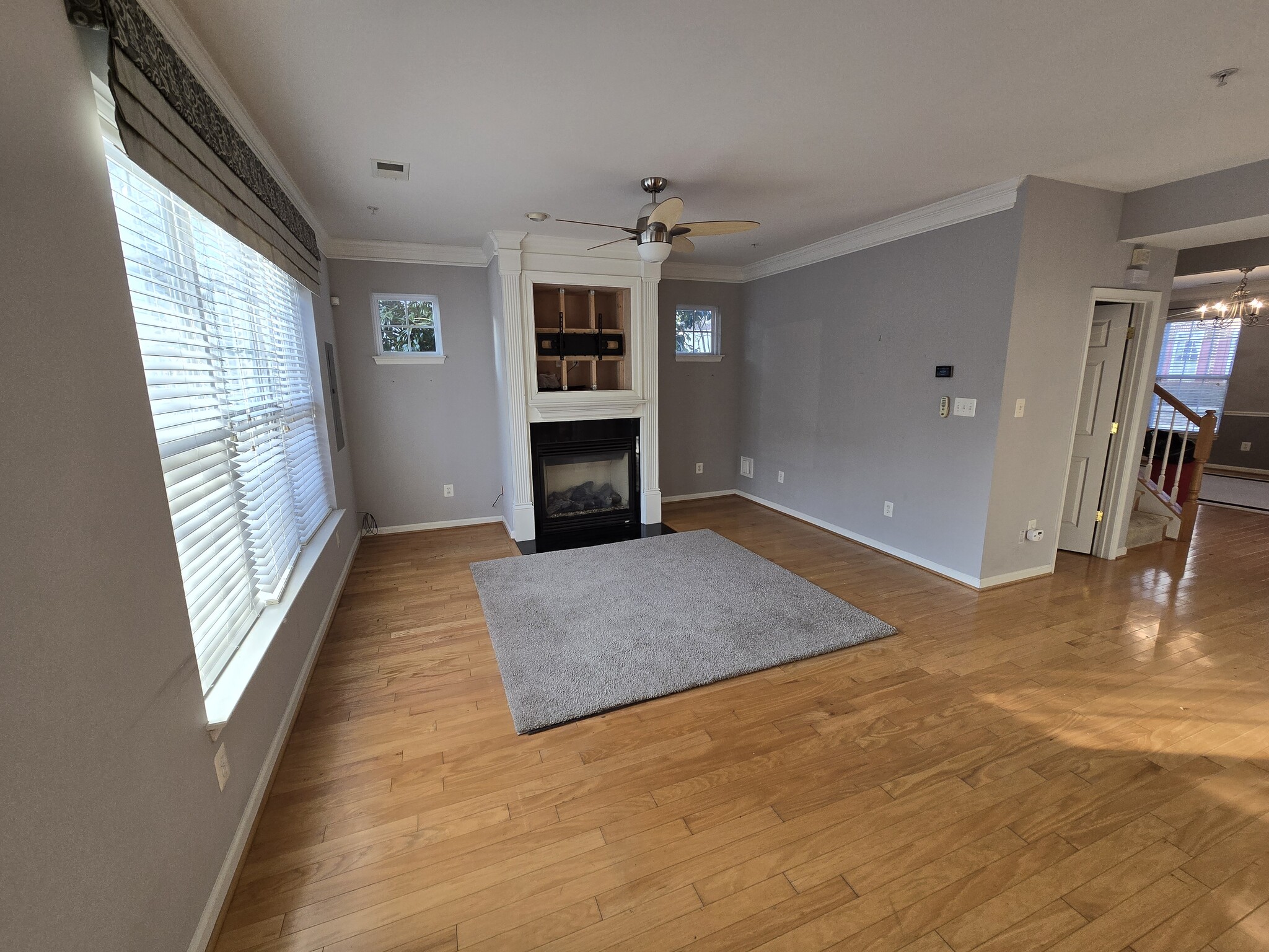 Living room with gas fireplace - 44155 Azalea Ct