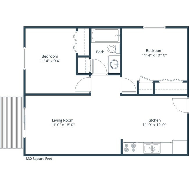 Floorplan - Amberwood Court Apartment Community