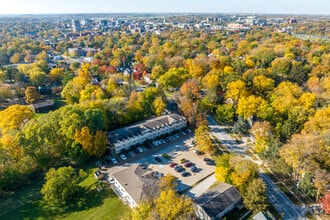 Aerial - 902 North Dodge Street Apartments