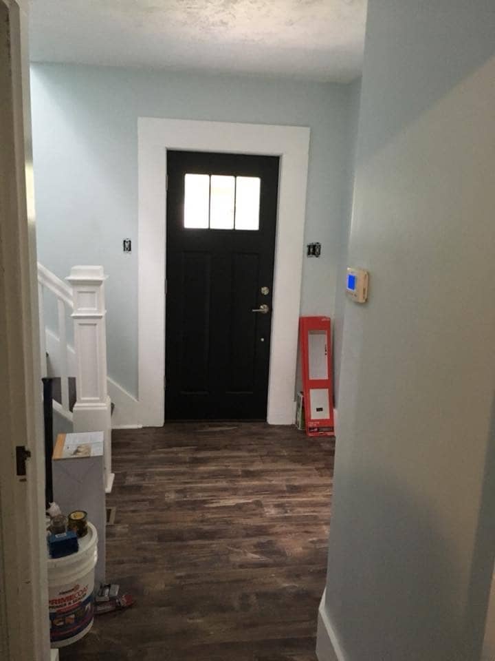 From kitchen/living room back to entry - 240 Highland Ave