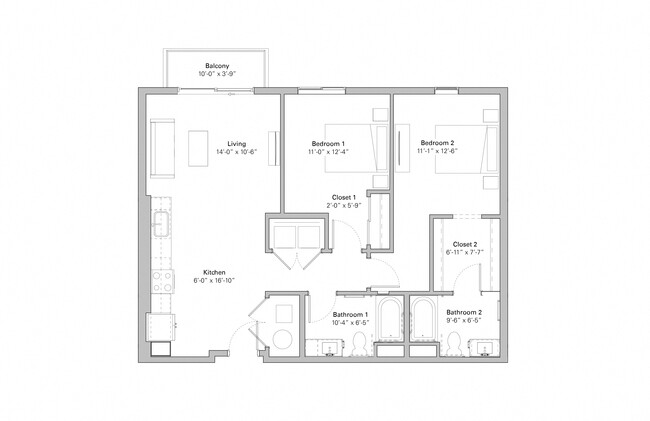 Floorplan - Melody on Main