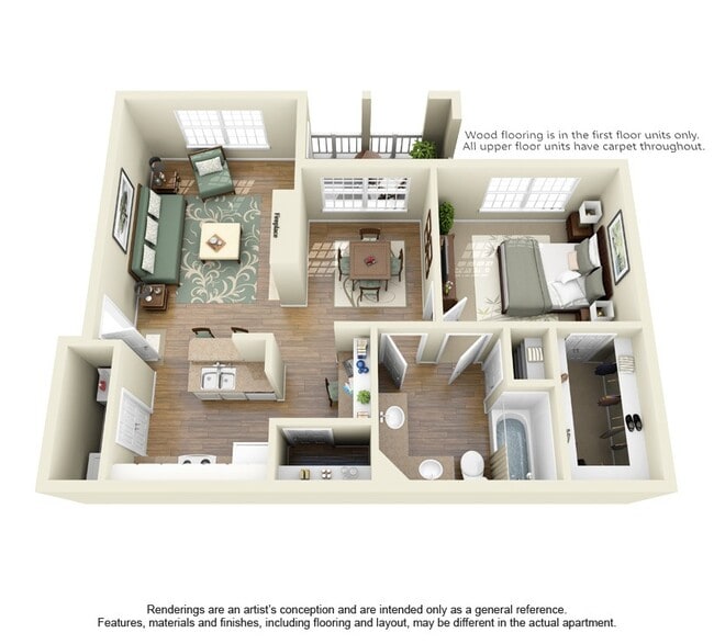 Floorplan - Cypress Lake at Stonebriar Apartments