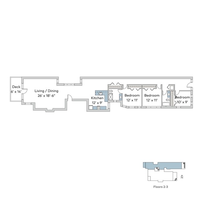 Floorplan - 5507-5509 S. Hyde Park Boulevard