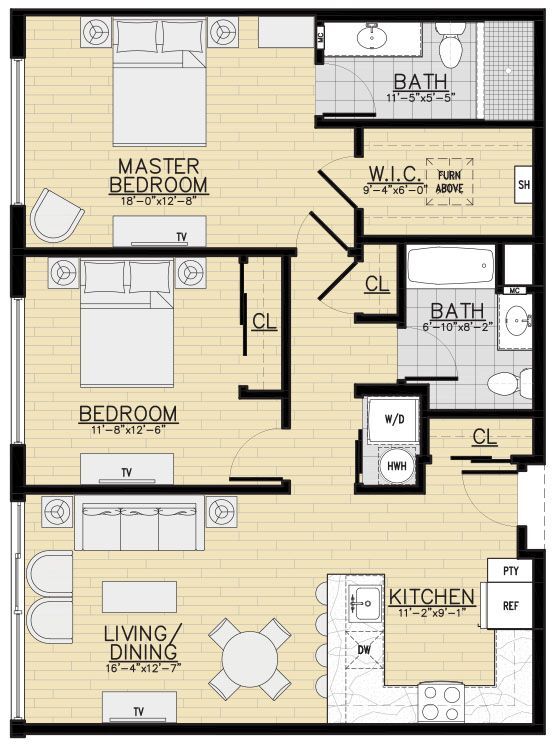 Floorplan - 1177 @ Greystone
