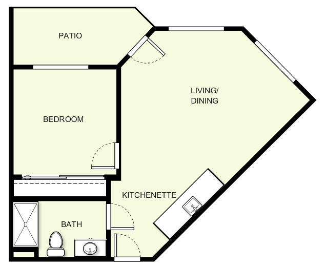 1BR/1BA - Asher Point Lincoln