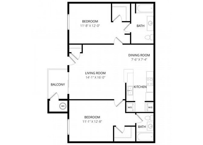 Floorplan - The Retreat at Speedway