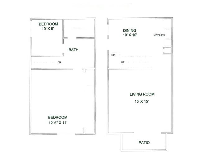 Floorplan - Creekbend & Chase Townhomes