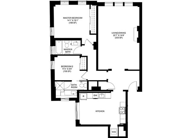 Floorplan - Park Heights by the Lake Apartments