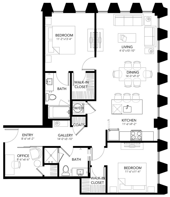 Floorplan - Sky On Main