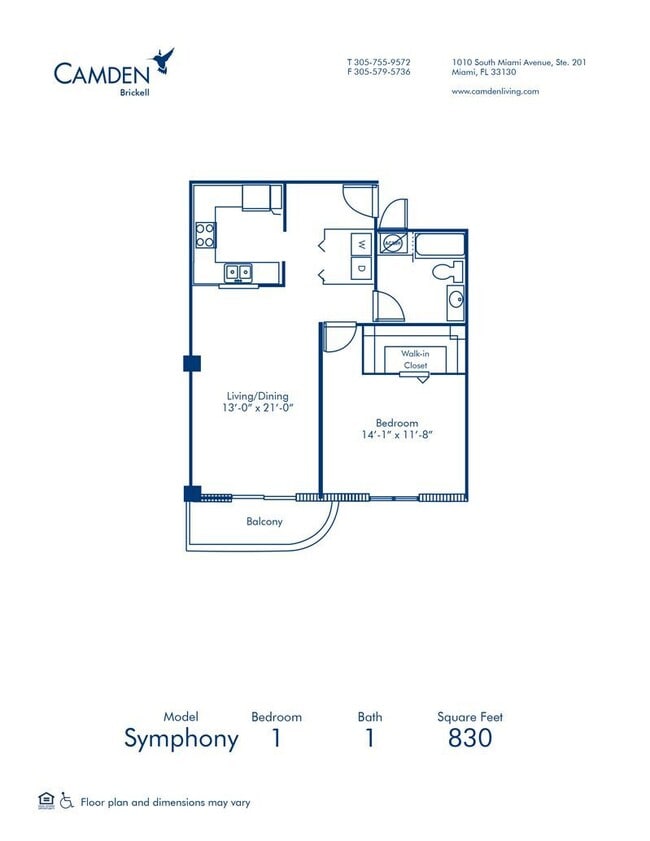 Floorplan - Camden Brickell