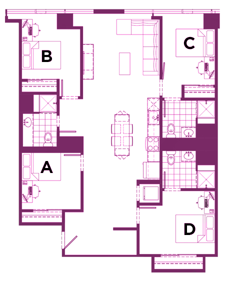 4X3 C OASIS - Hub Columbia