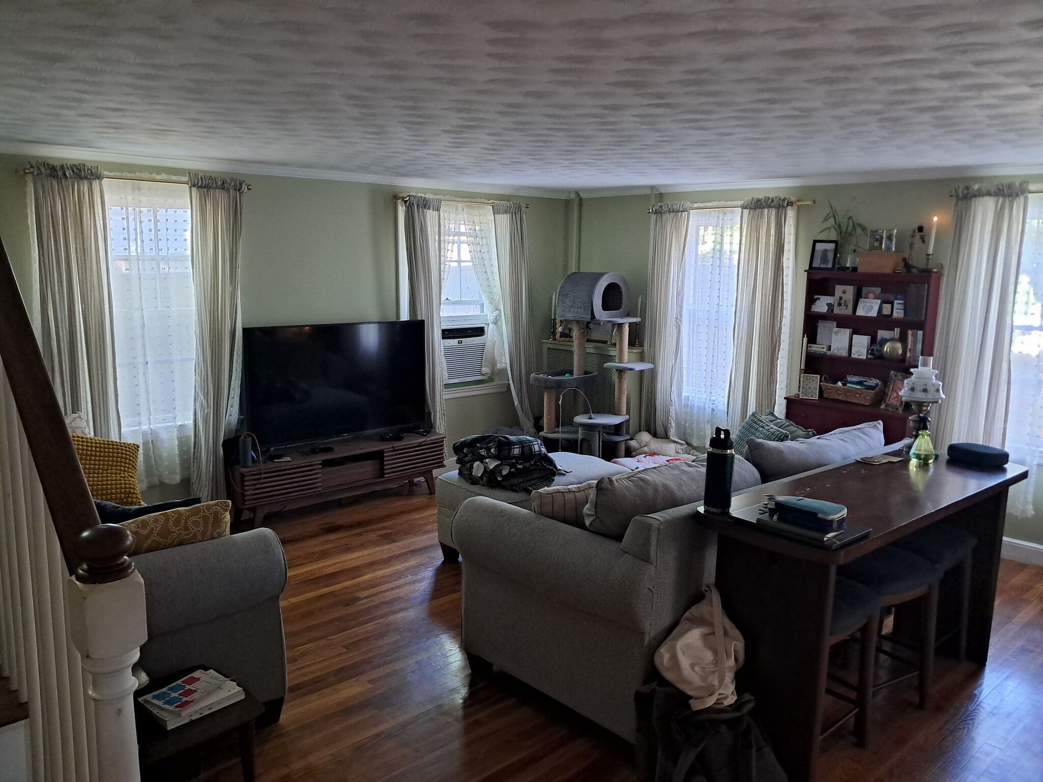 Living Room View from Kitchen Door - 128 Trenton St