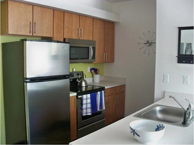 Two Bedroom Kitchen - Continuum Apartments