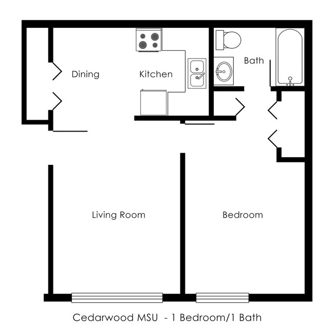 Interior Photo - Cedarwood MSU