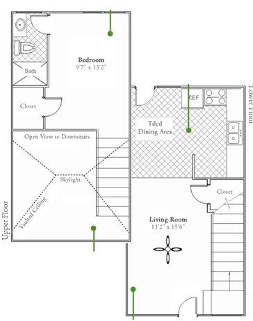 1BR/1BA - Arbor Lofts