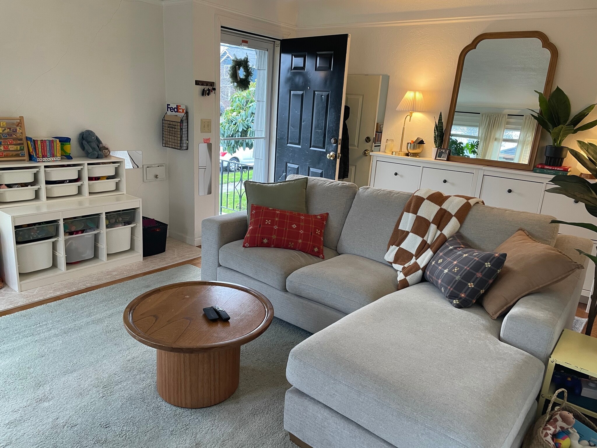 Staged Living Room - 1409 NE 71st Ave