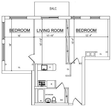 2BR/1BA - Ocean Blue