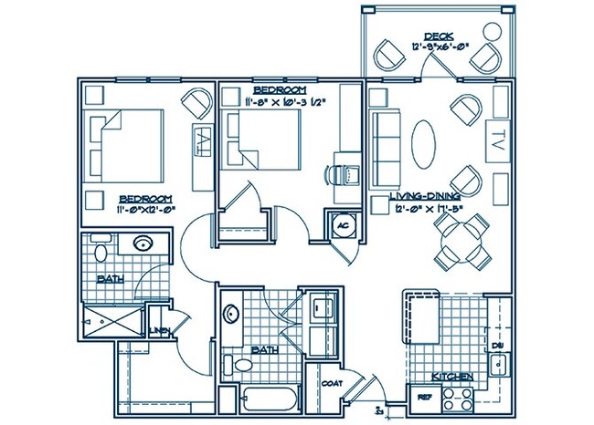 The Yorkshire | 2 Bed / 2 Bath - The Lodge at BridgeMill