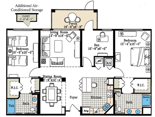 2BR/2BA - Aston Gardens At Pelican Marsh Senior Living