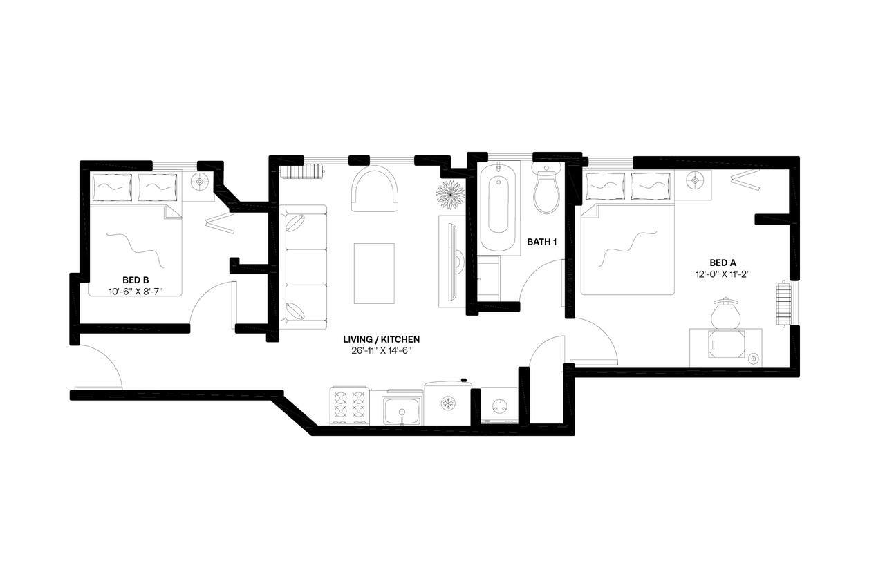 Building Photo - Room in Shared 2 bed/1 bath home