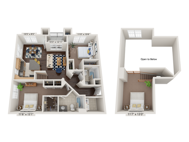 Floorplan - Commons at Potomac Square