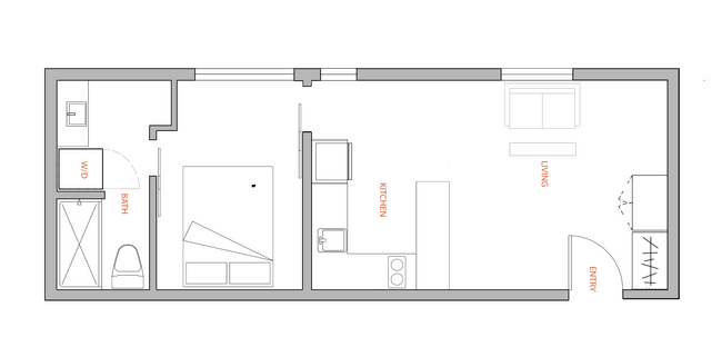 Floorplan - The Mod at Riverwalk