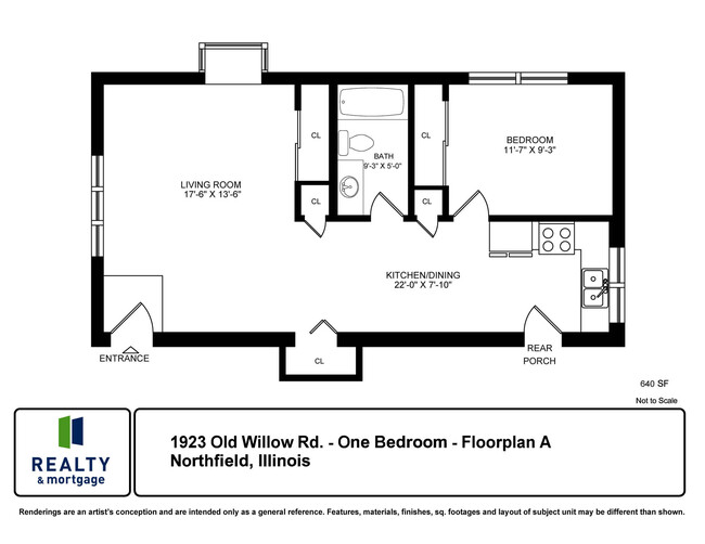 Floorplan - 1923 W Willow RD