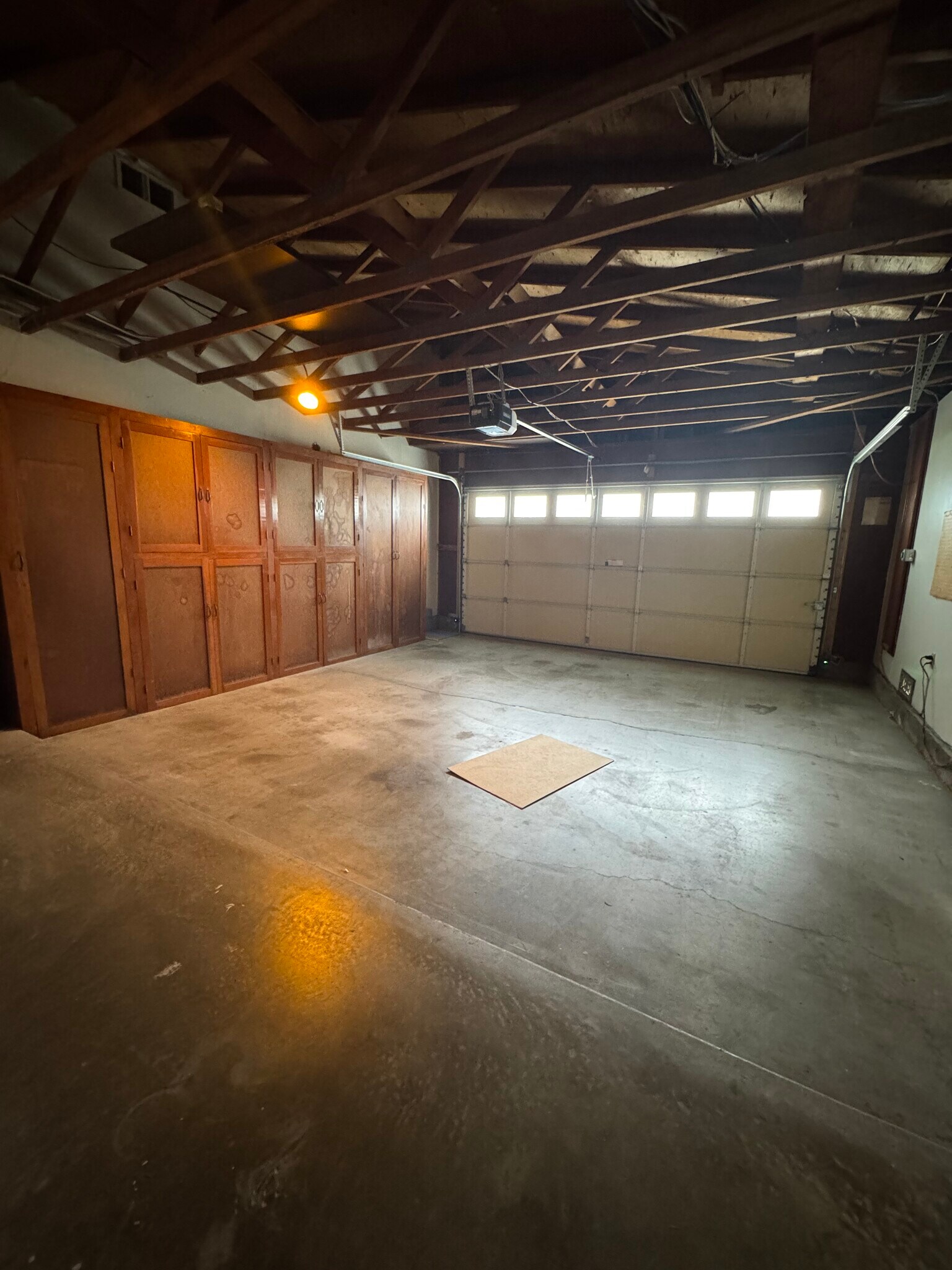 2 car garage with storage cabinets - 15190 Penasquitos Dr