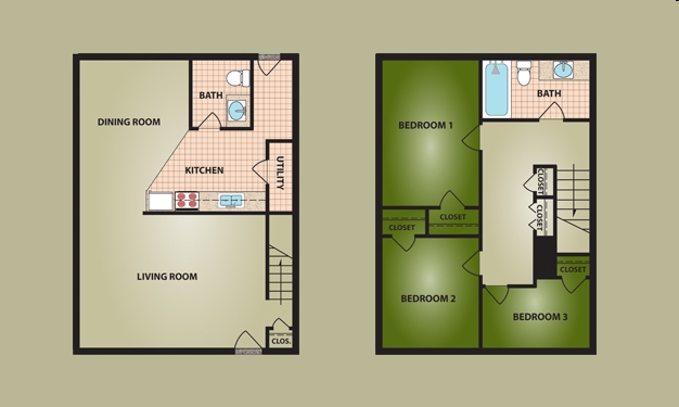 3BR/1.5BA - Ronez Manor Apartments