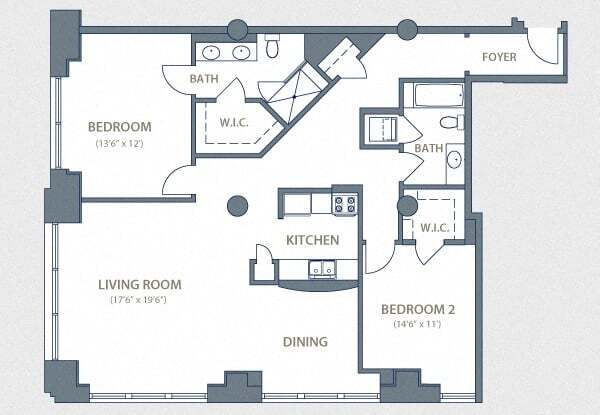 Floorplan - The Lofts At 1835 Arch